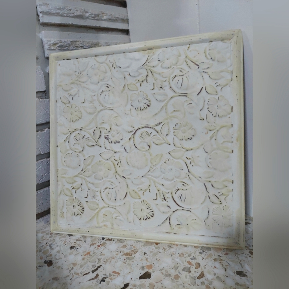 Antiqued Wall Plaque